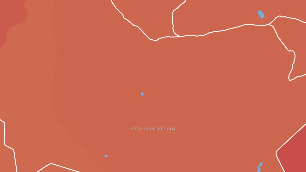 Huachuca Terrace, AZ Map of Robbery Rates