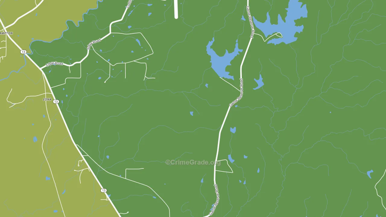 Hub, MS Map of Robbery Rates