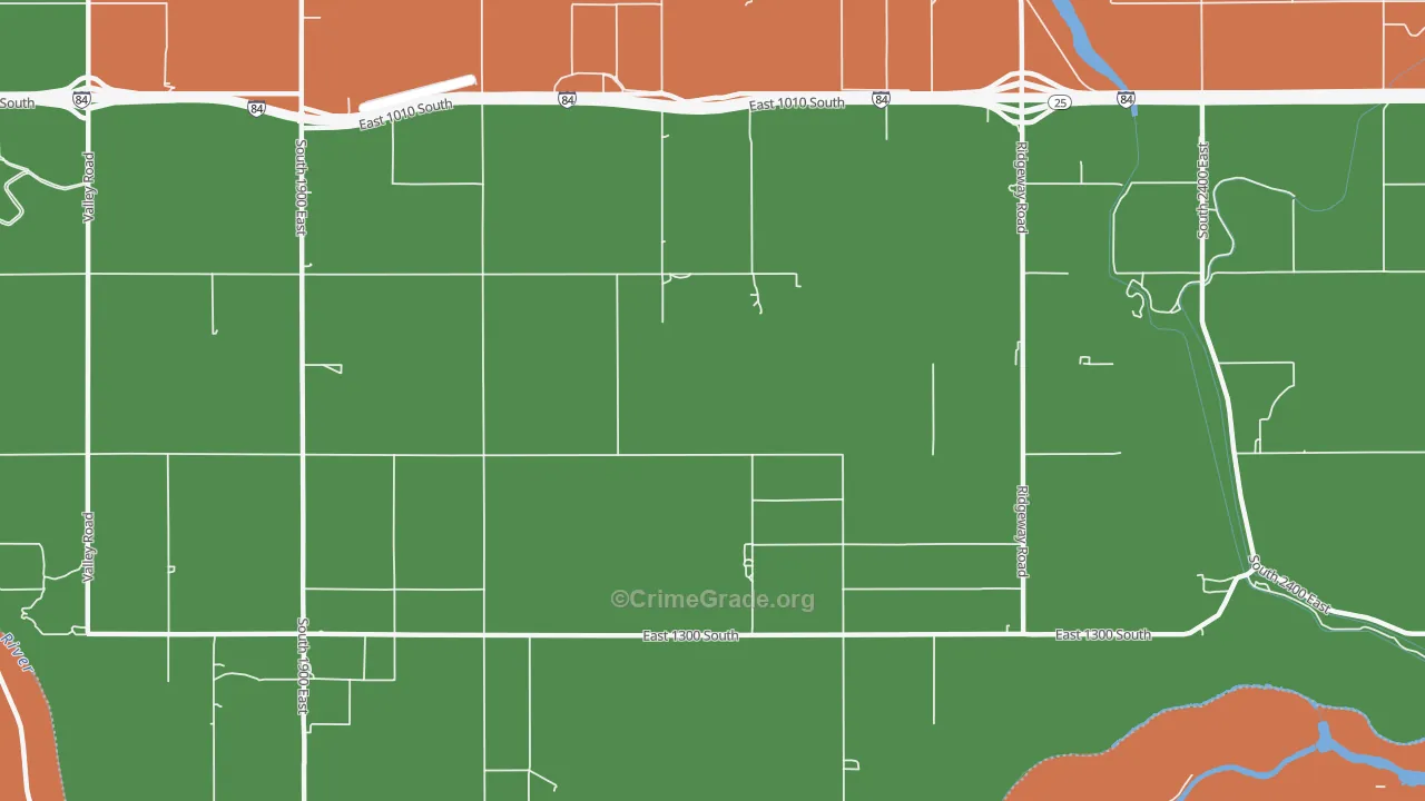 Hunt, ID Map of Robbery Rates