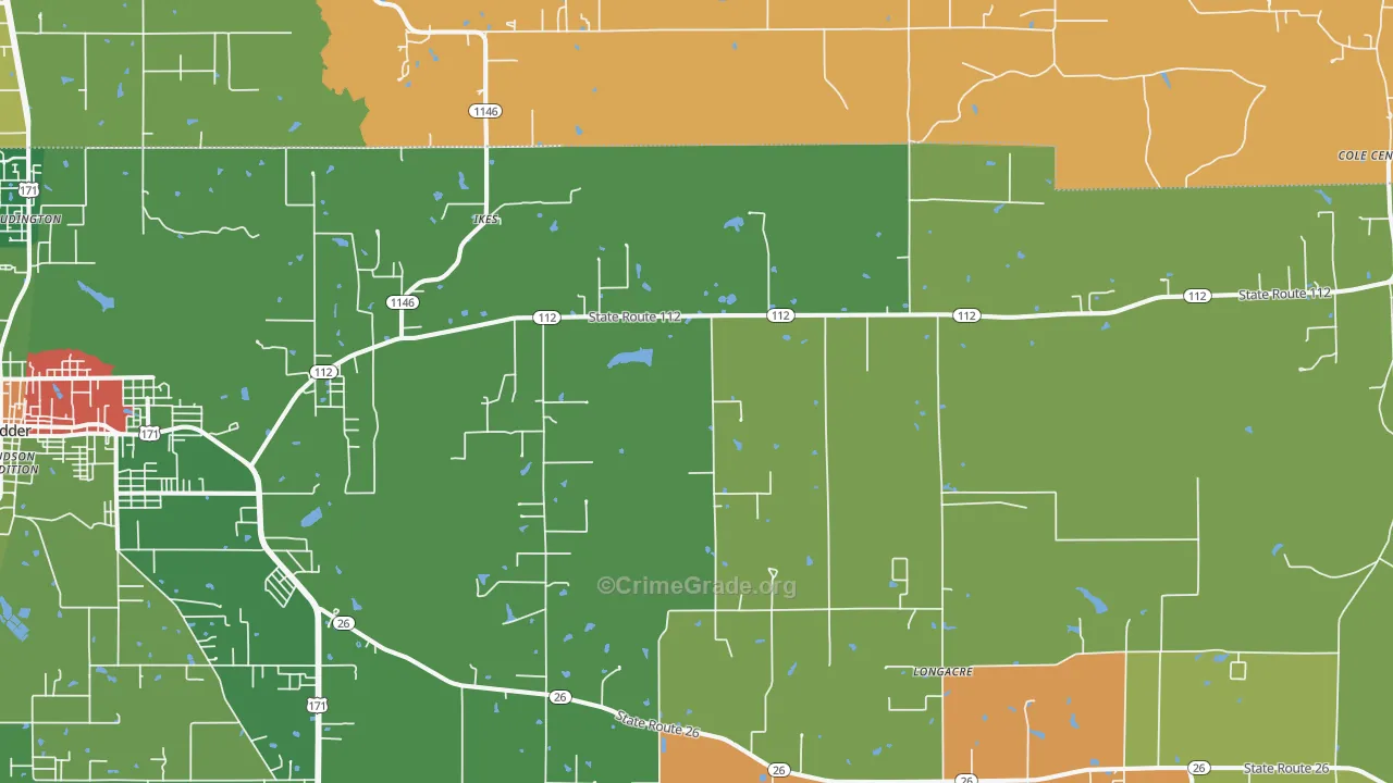Ikes, LA Map of Robbery Rates