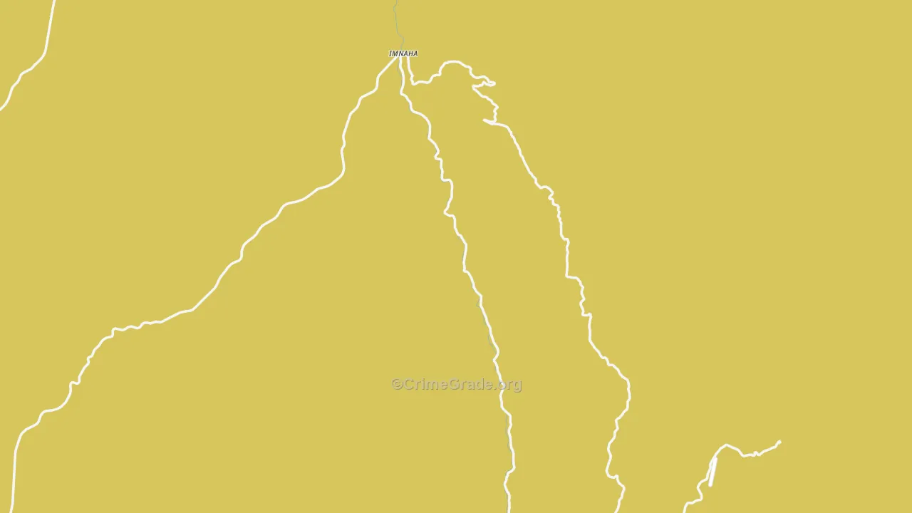 Imnaha, OR Map of Robbery Rates