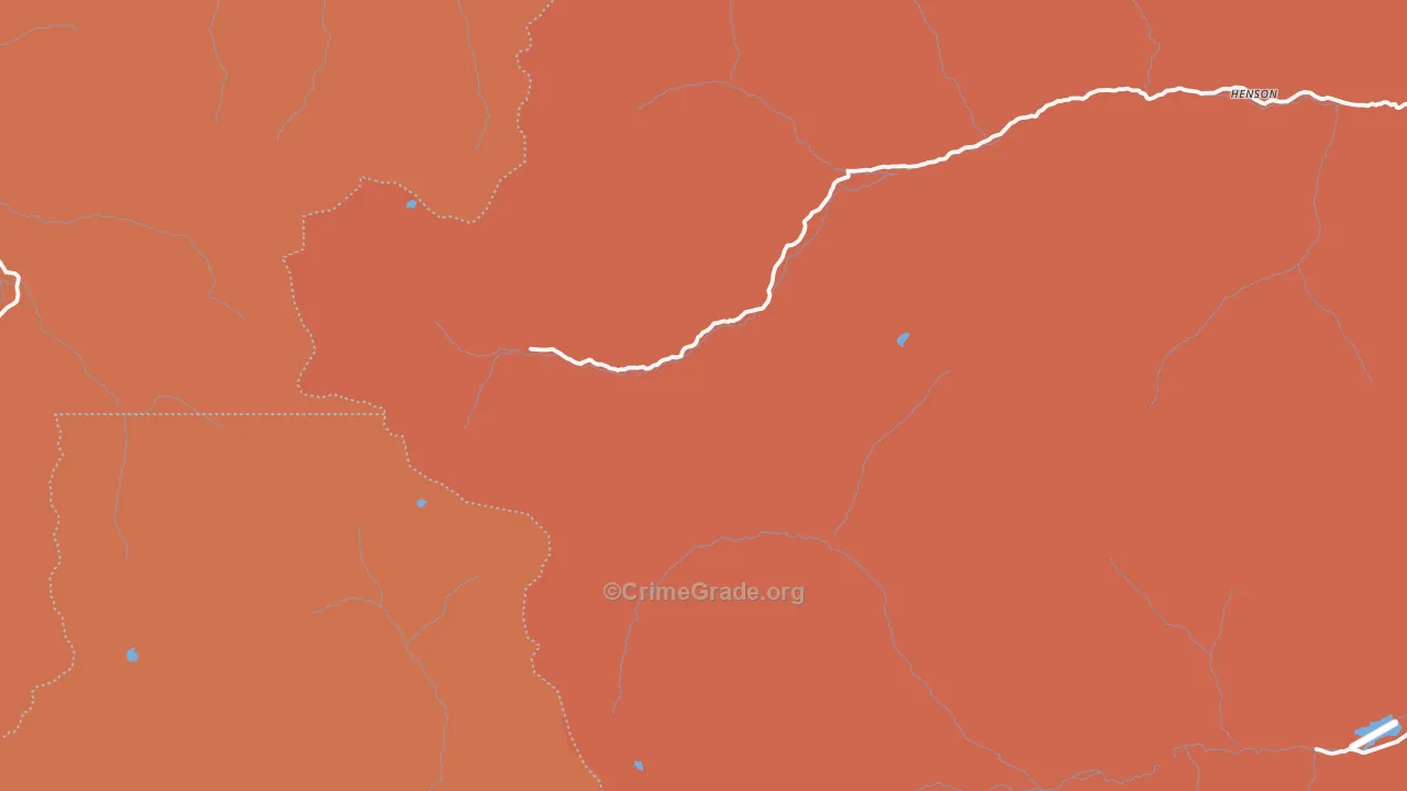Ironton, CO Map of Robbery Rates