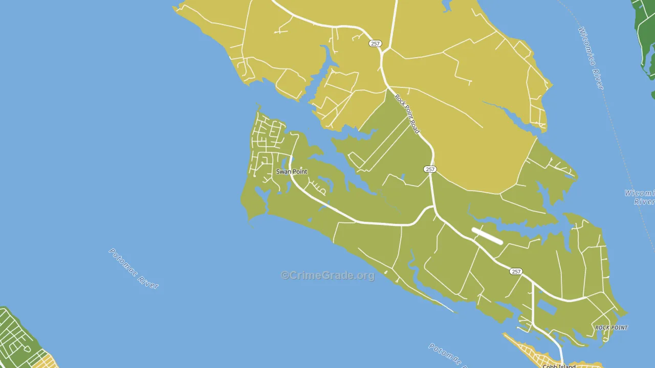 Issue, MD Map of Robbery Rates