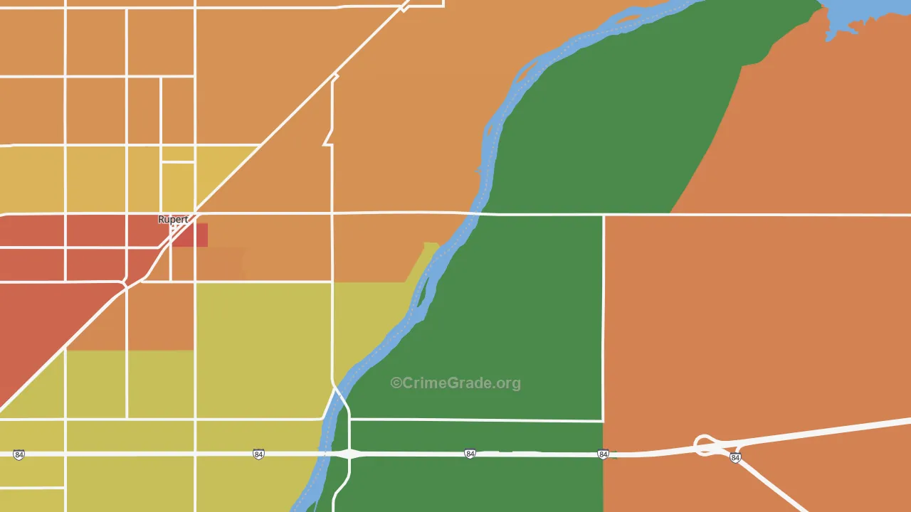 Jackson, ID Map of Robbery Rates