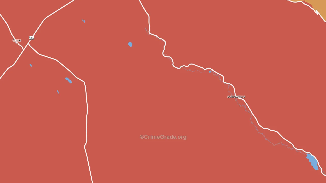 Jefferson, CO Map of Robbery Rates