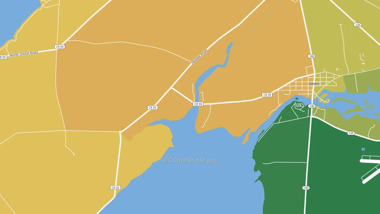 Jewettville, NY Map of Robbery Rates