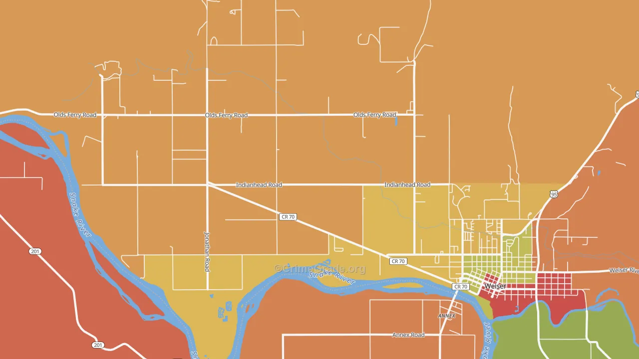 Jonathan, ID Map of Robbery Rates