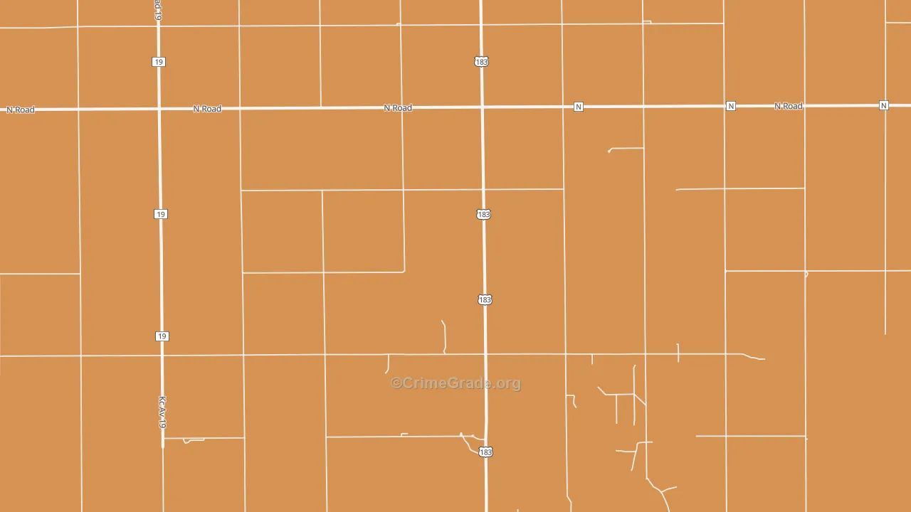 Joy, KS Map of Robbery Rates