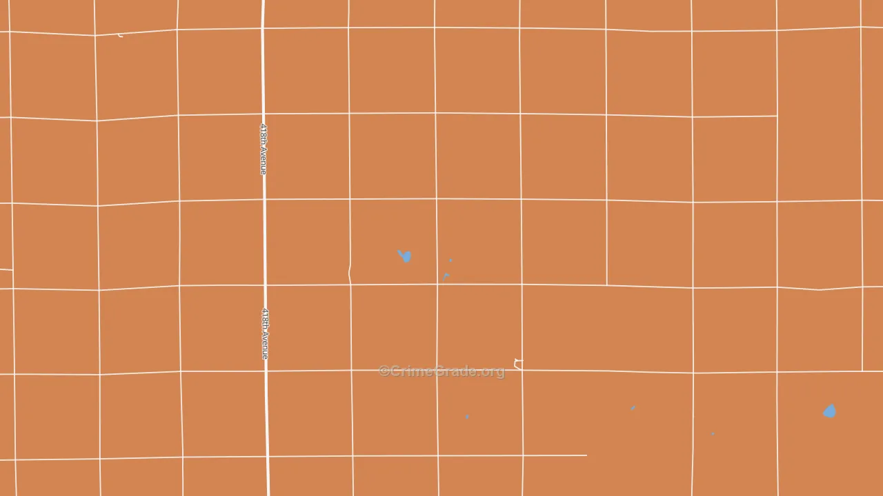 Kaylor, SD Map of Robbery Rates