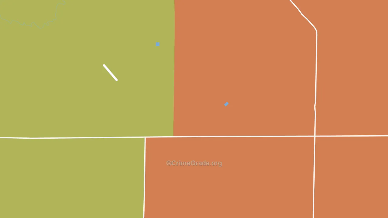 Keota, CO Map of Robbery Rates