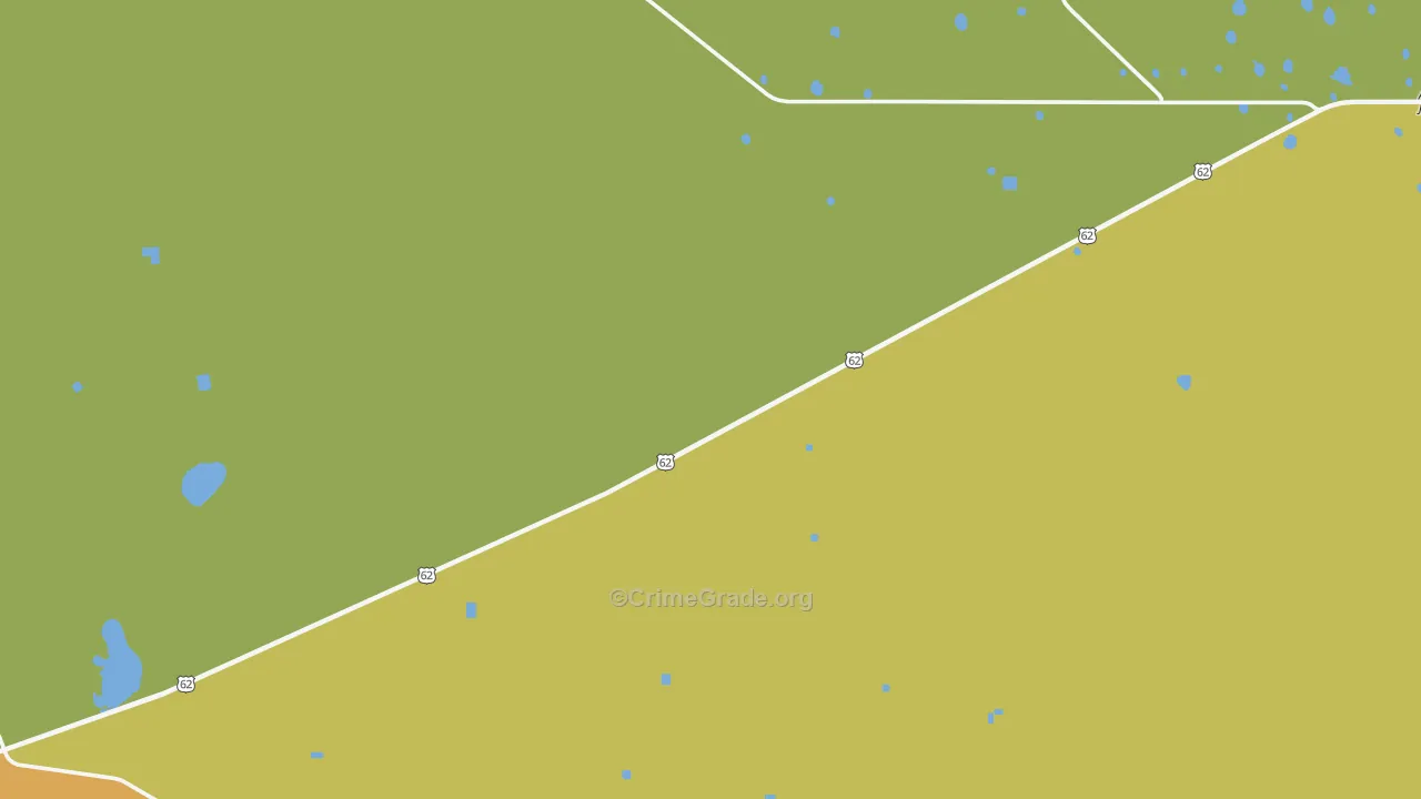 Knowles, NM Map of Robbery Rates