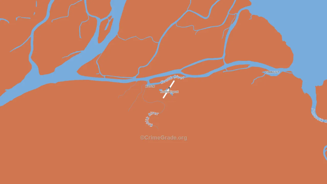 Kotlik, AK Map of Robbery Rates
