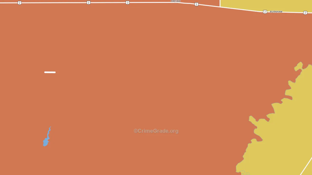 Kremlin, MT Map of Robbery Rates