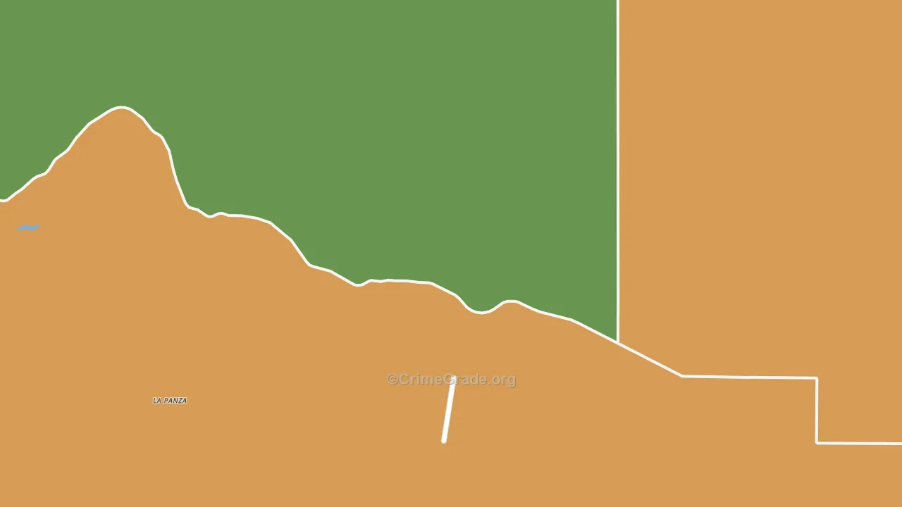 La Panza, CA Map of Robbery Rates