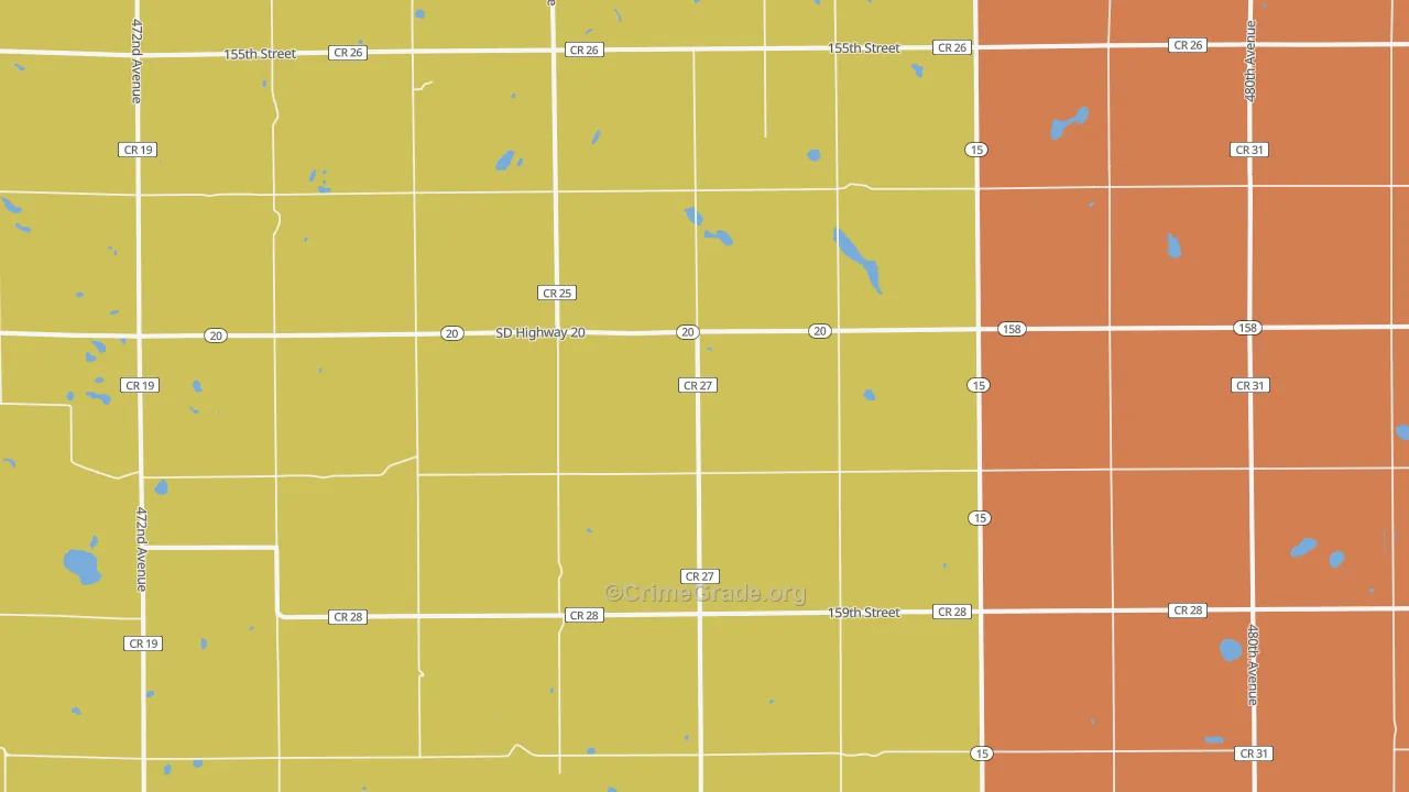 Labolt, SD Map of Robbery Rates