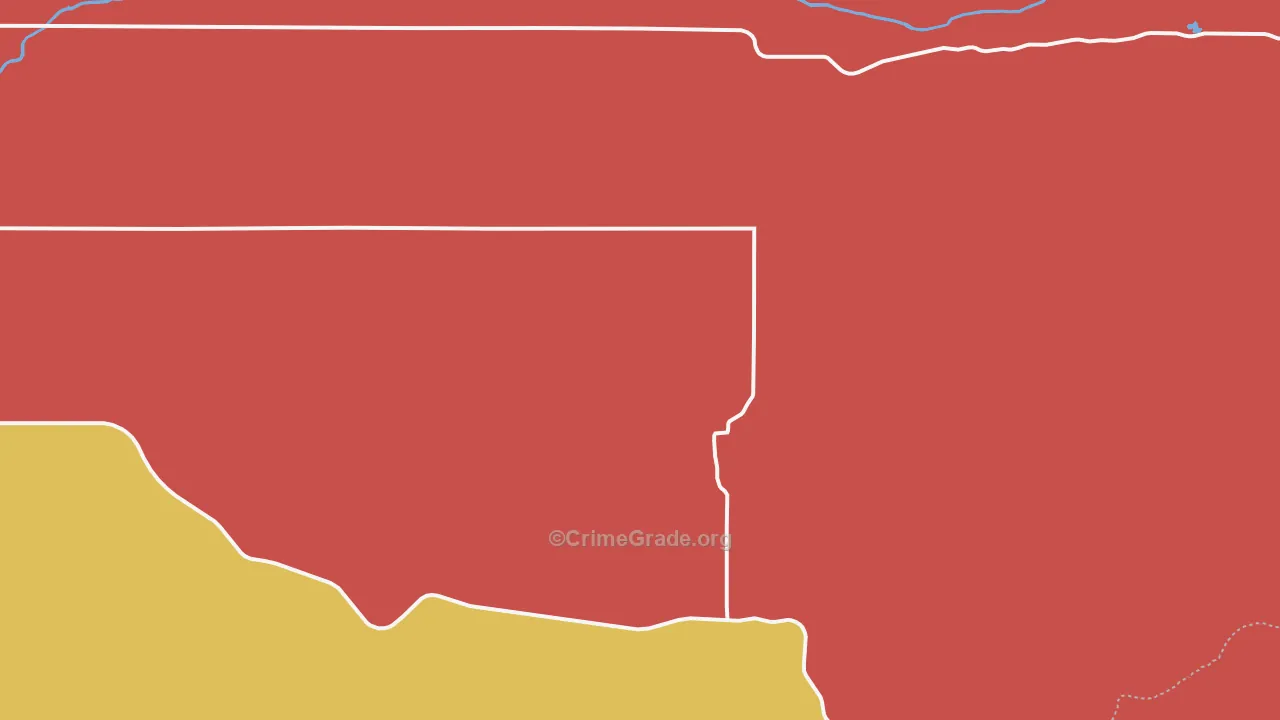Lamont, ID Map of Robbery Rates