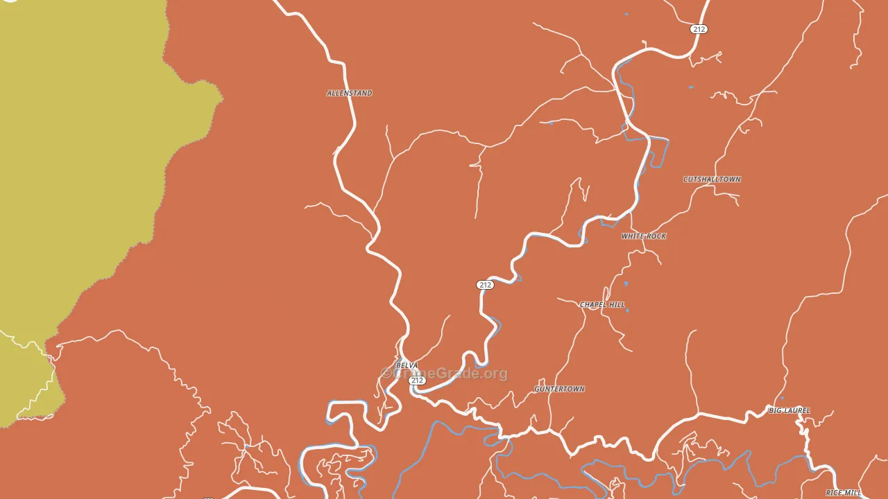 Laurel, NC Map of Robbery Rates