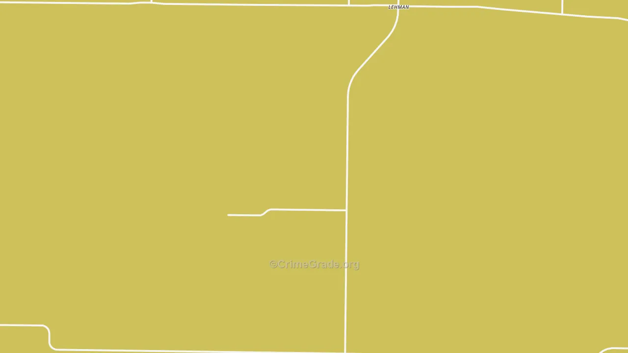 Lehman, TX Map of Robbery Rates