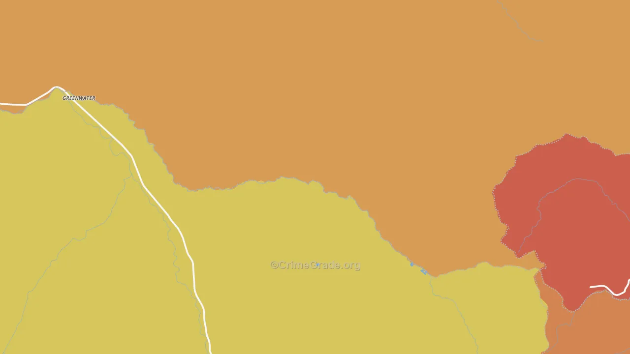 Lester, WA Map of Robbery Rates