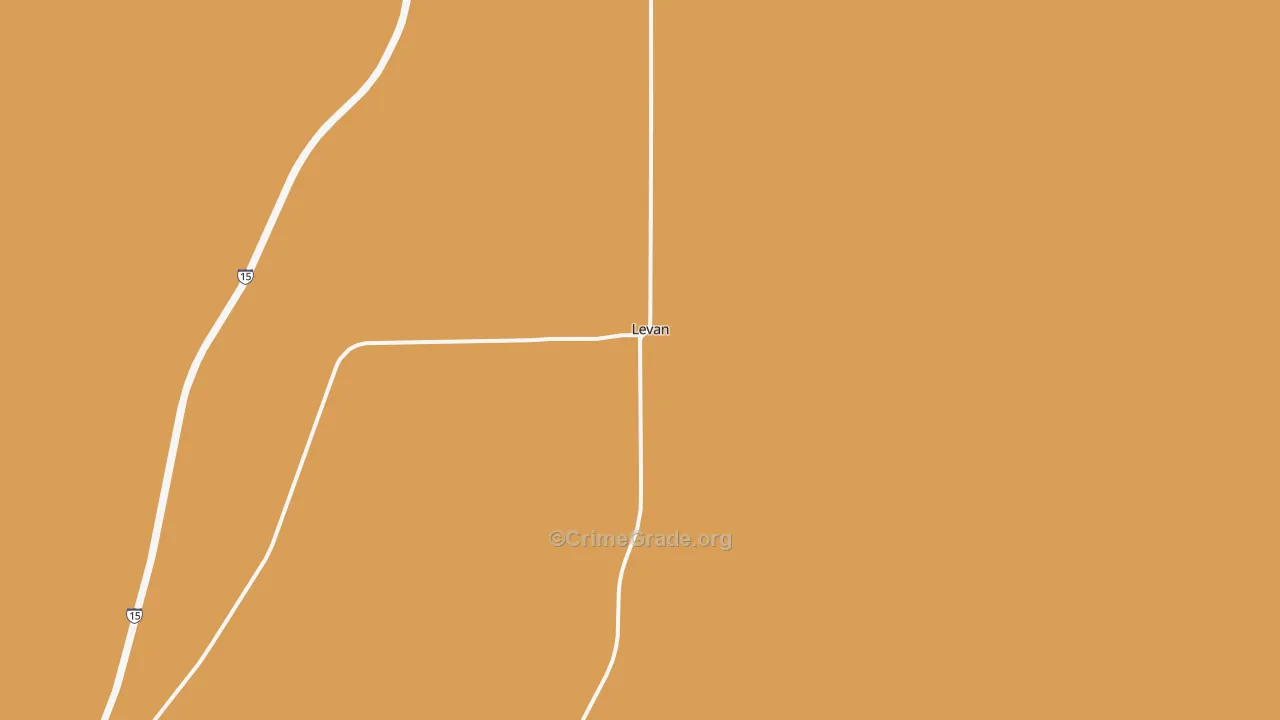 Levan, UT Map of Robbery Rates