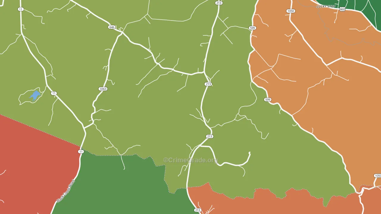 Levee, KY Map of Robbery Rates