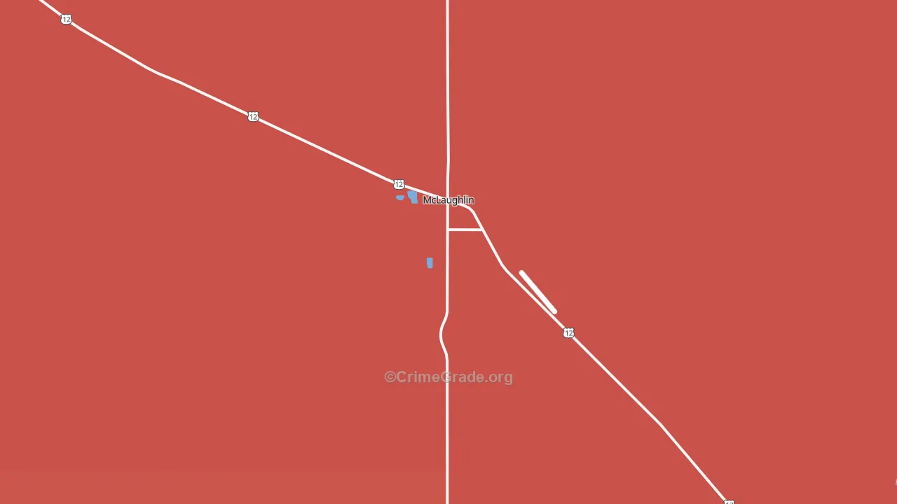 Liberty, SD Map of Robbery Rates