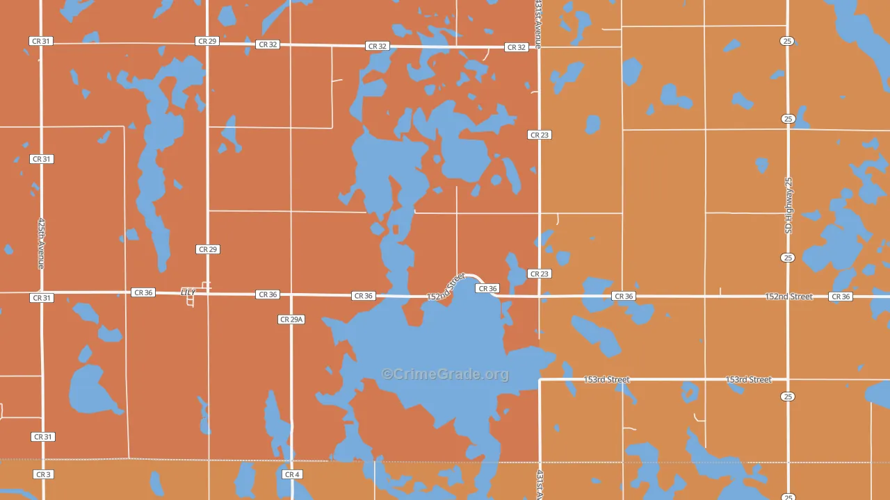 Lily, SD Map of Robbery Rates