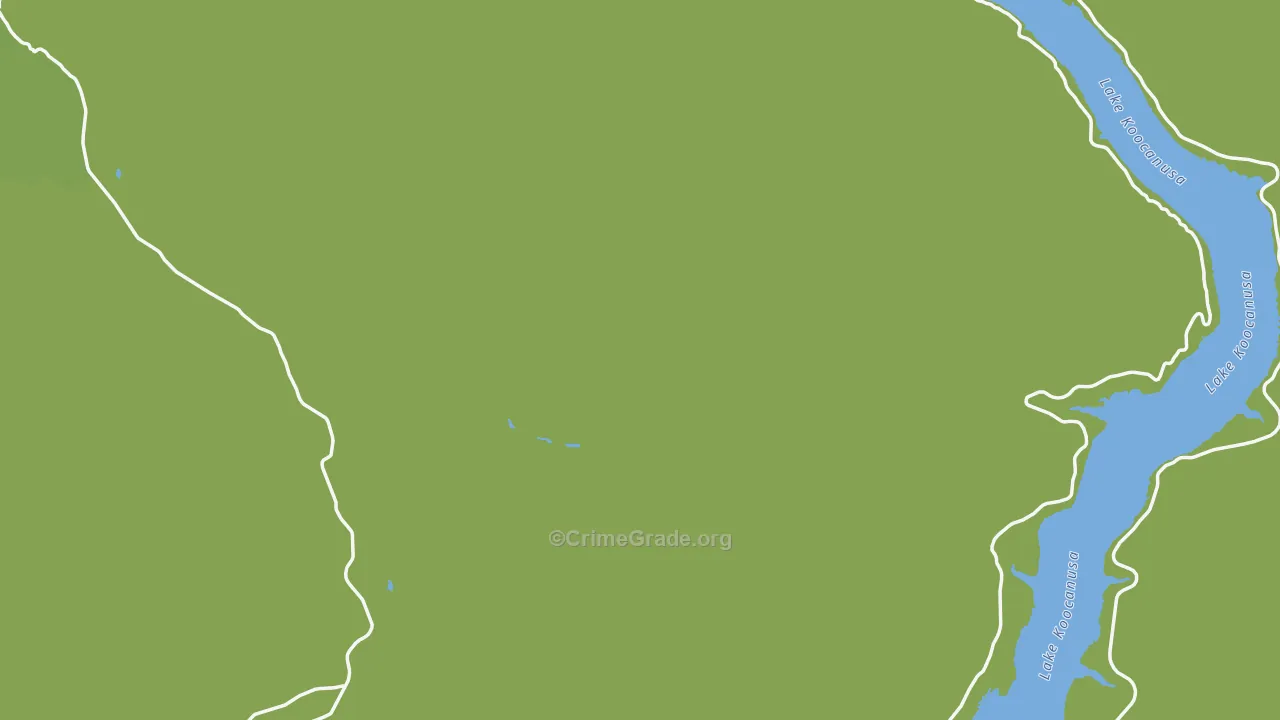 Lincoln County, MT Map of Robbery Rates