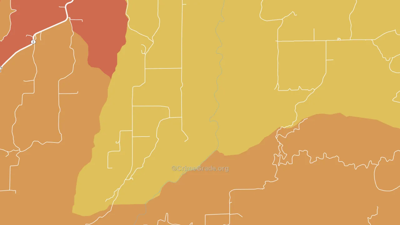 Linden, ID Map of Robbery Rates