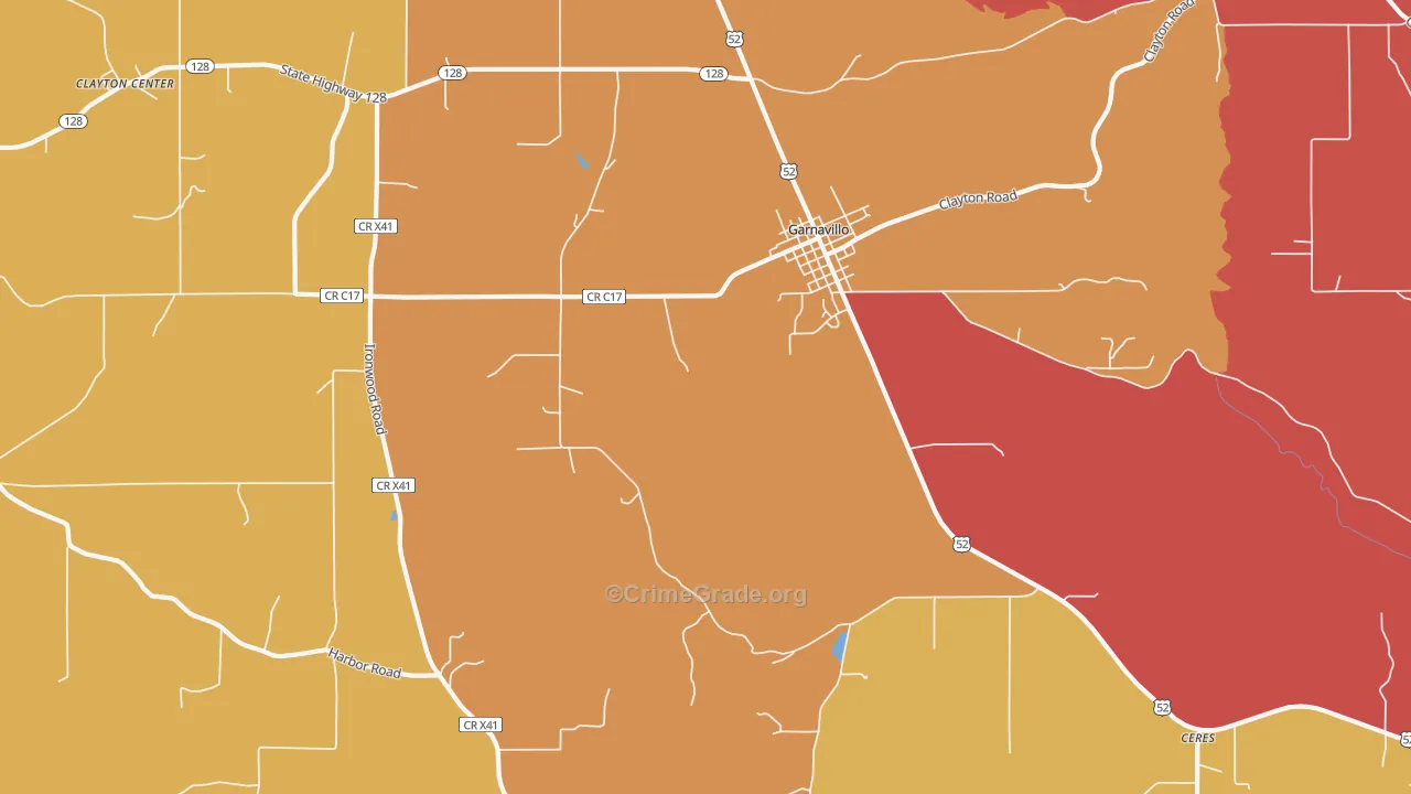 Littleport, IA Map of Robbery Rates