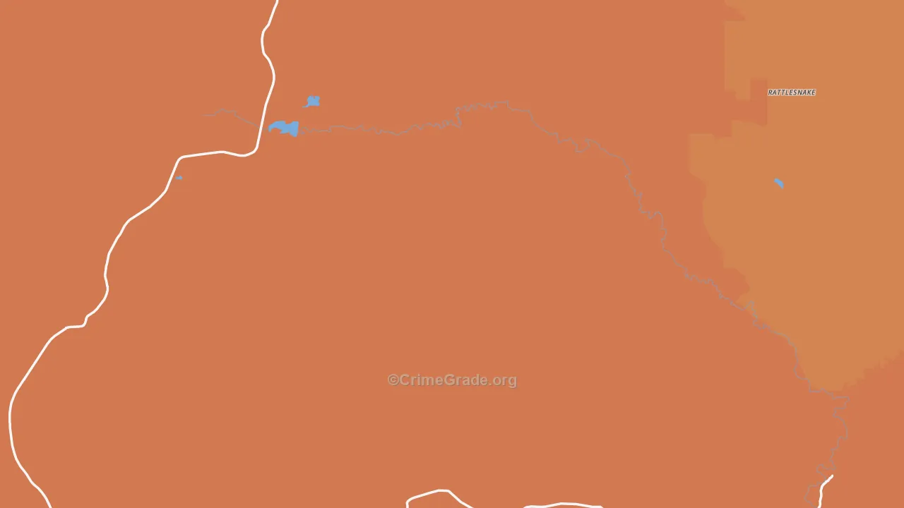 Lloyd, MT Map of Robbery Rates