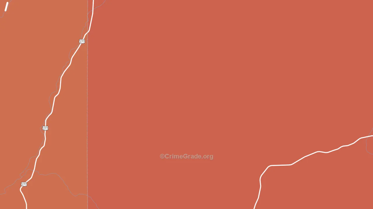 Loma Alta, TX Map of Robbery Rates