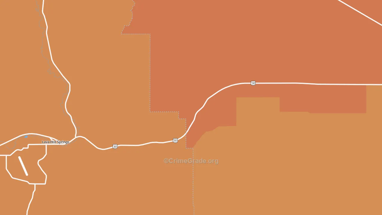 Lund, ID Map of Robbery Rates