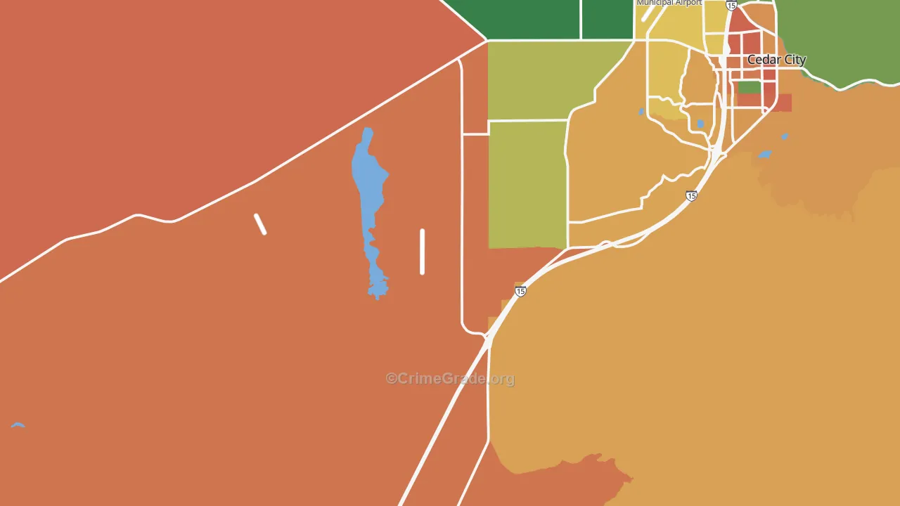 Lund, UT Map of Robbery Rates