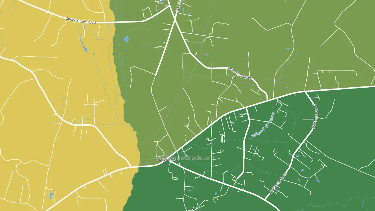 Macbeth, SC Map of Robbery Rates
