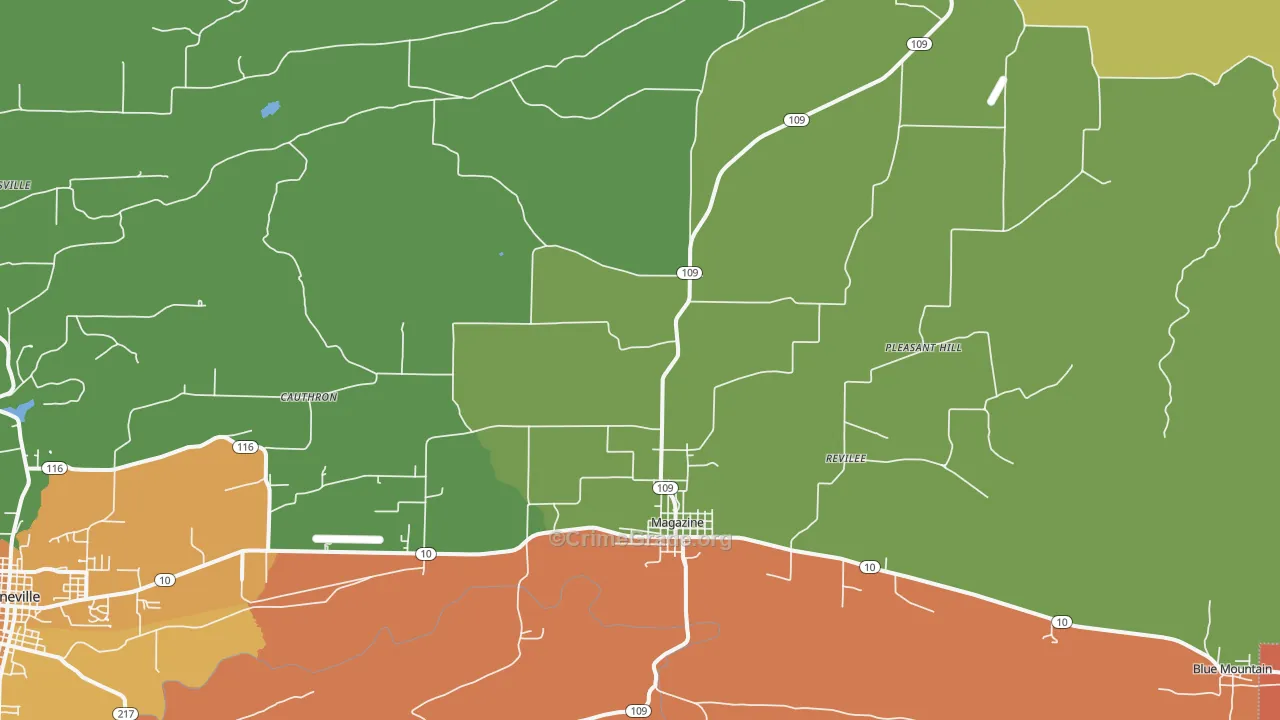 Magazine, AR Map of Robbery Rates