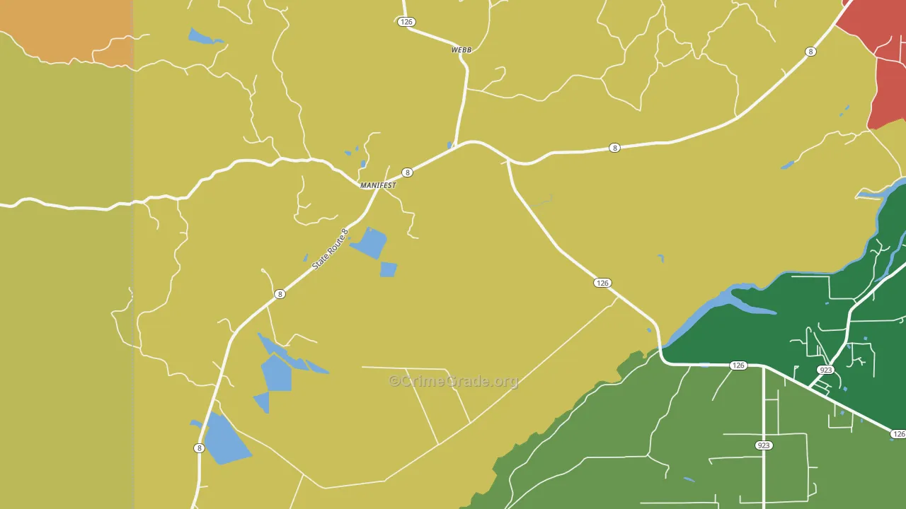 Manifest, LA Map of Robbery Rates