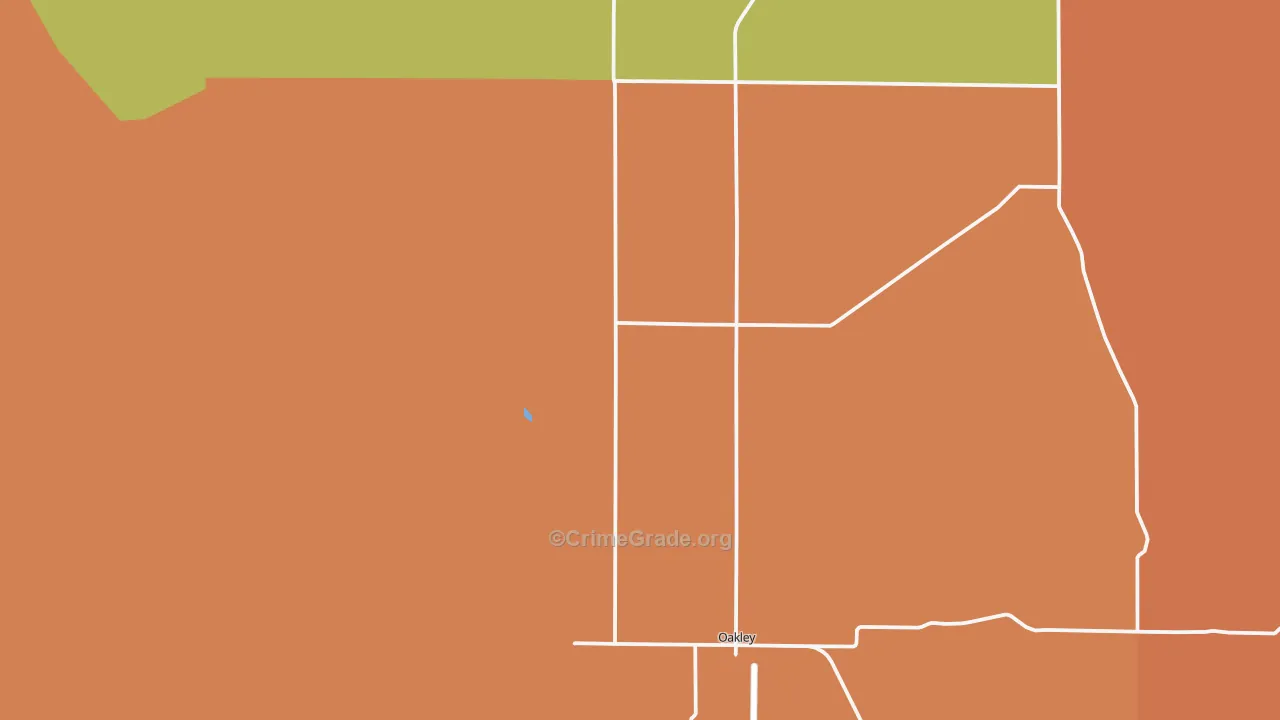 Marion, ID Map of Robbery Rates
