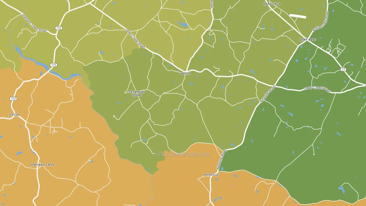 Match, GA Map of Robbery Rates