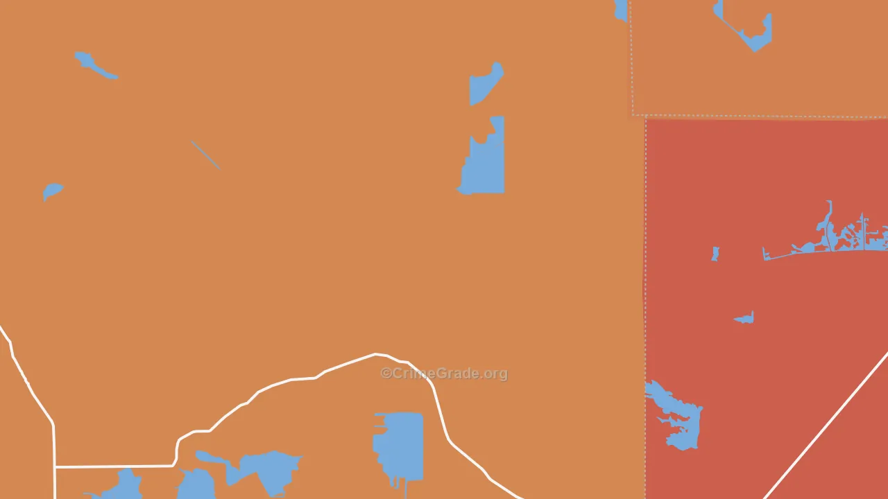 Mather, WI Map of Robbery Rates