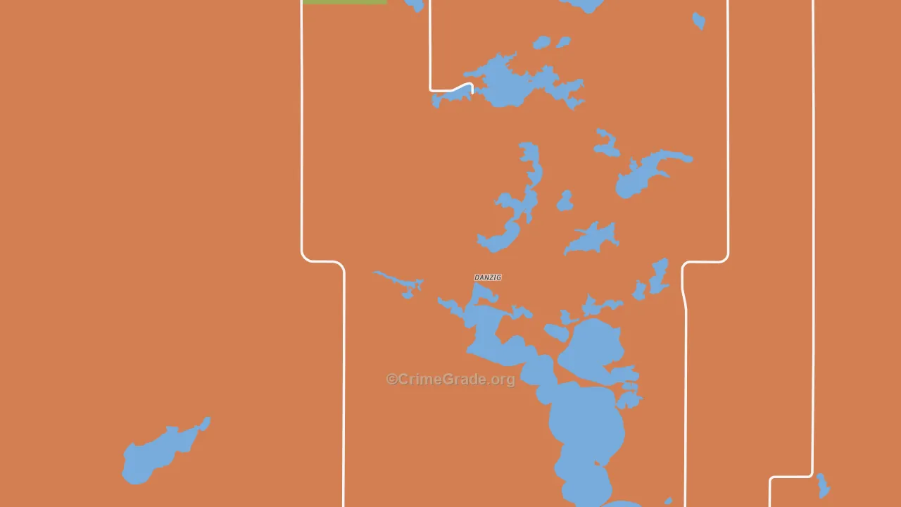 McIntosh County, ND Map of Robbery Rates