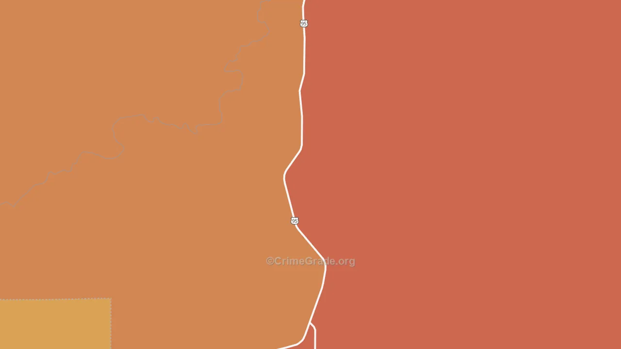 Mesa, ID Map of Robbery Rates