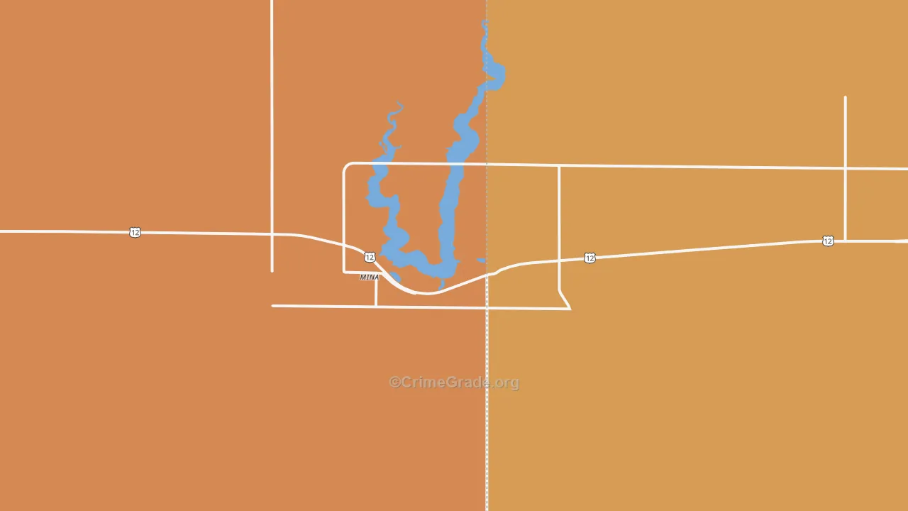 Mina, SD Map of Robbery Rates