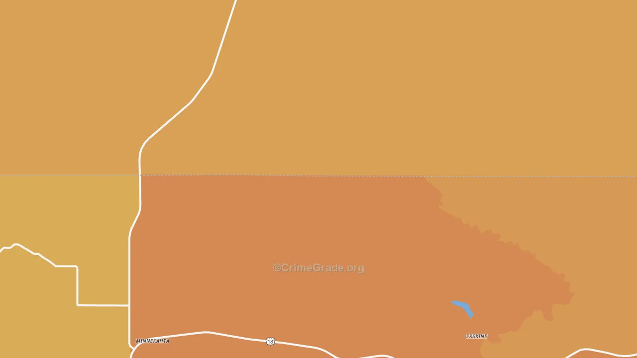 Minnekahta, SD Map of Robbery Rates