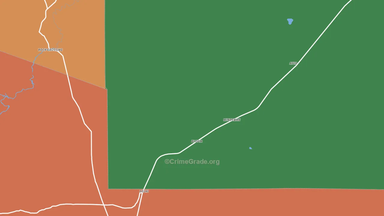 Model, CO Map of Robbery Rates