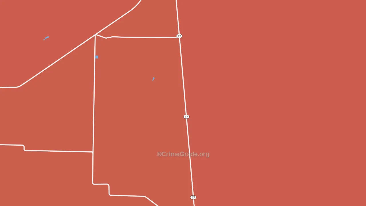 Moffat, CO Map of Robbery Rates