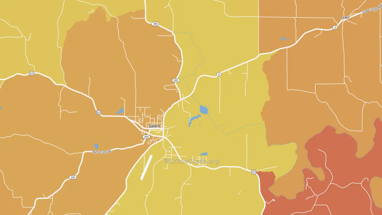 Moko, AR Map of Robbery Rates