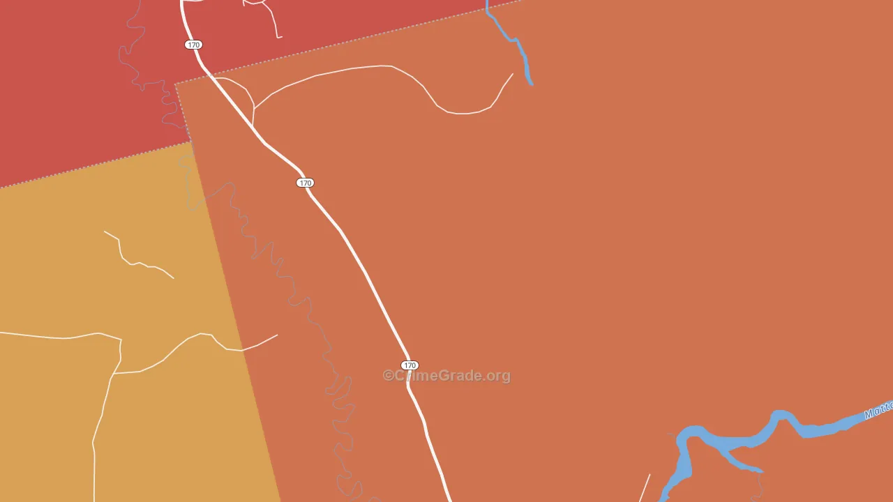 Molunkus, ME Map of Robbery Rates