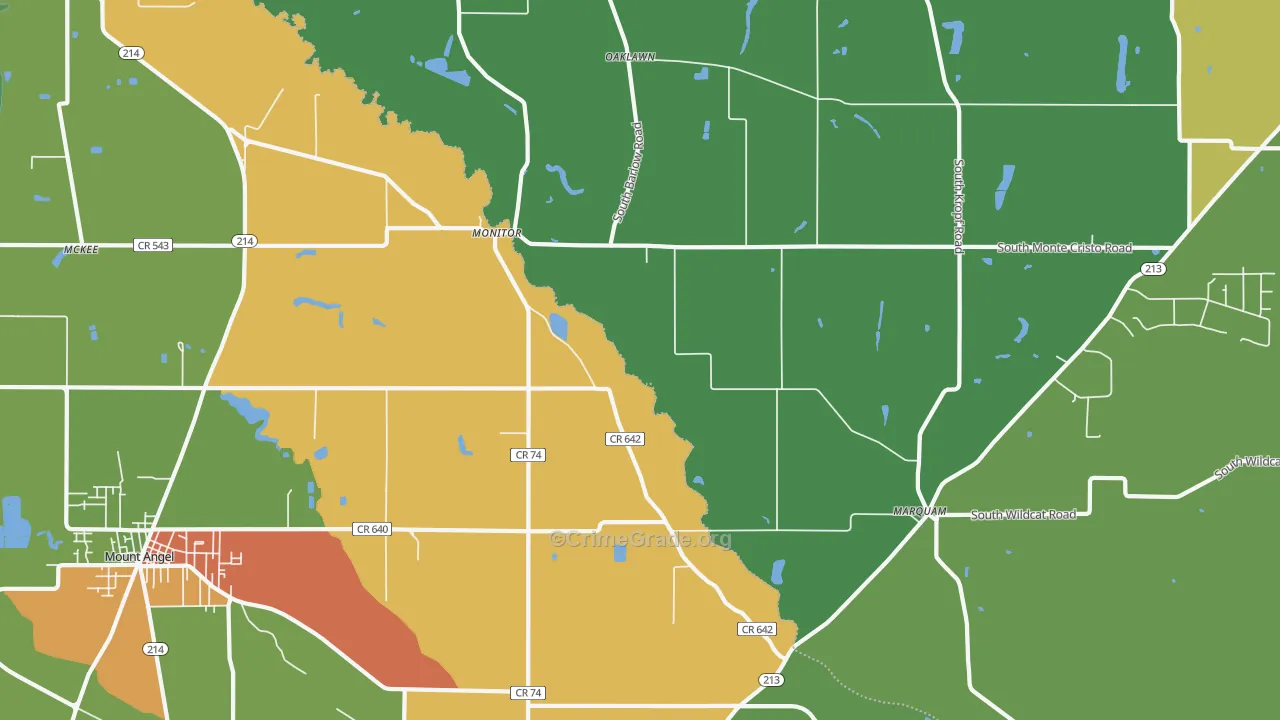 Monitor, OR Map of Robbery Rates