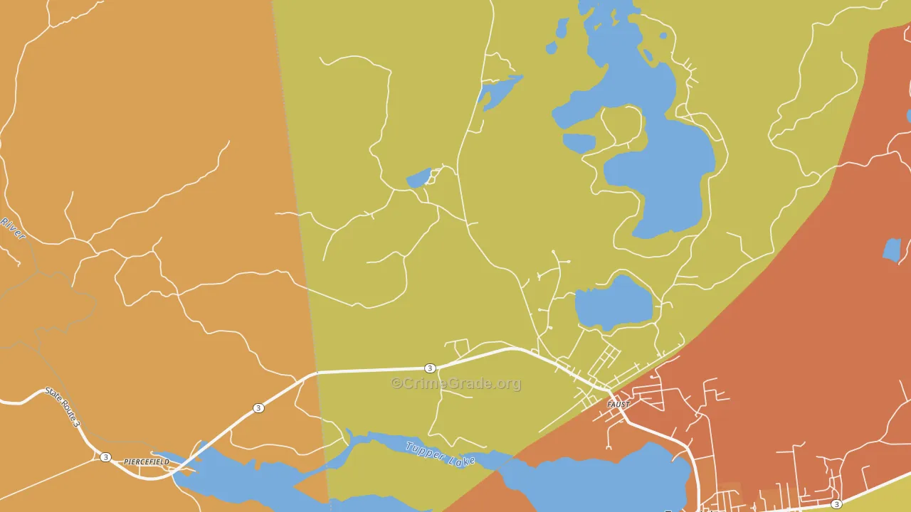 Moody, NY Map of Robbery Rates